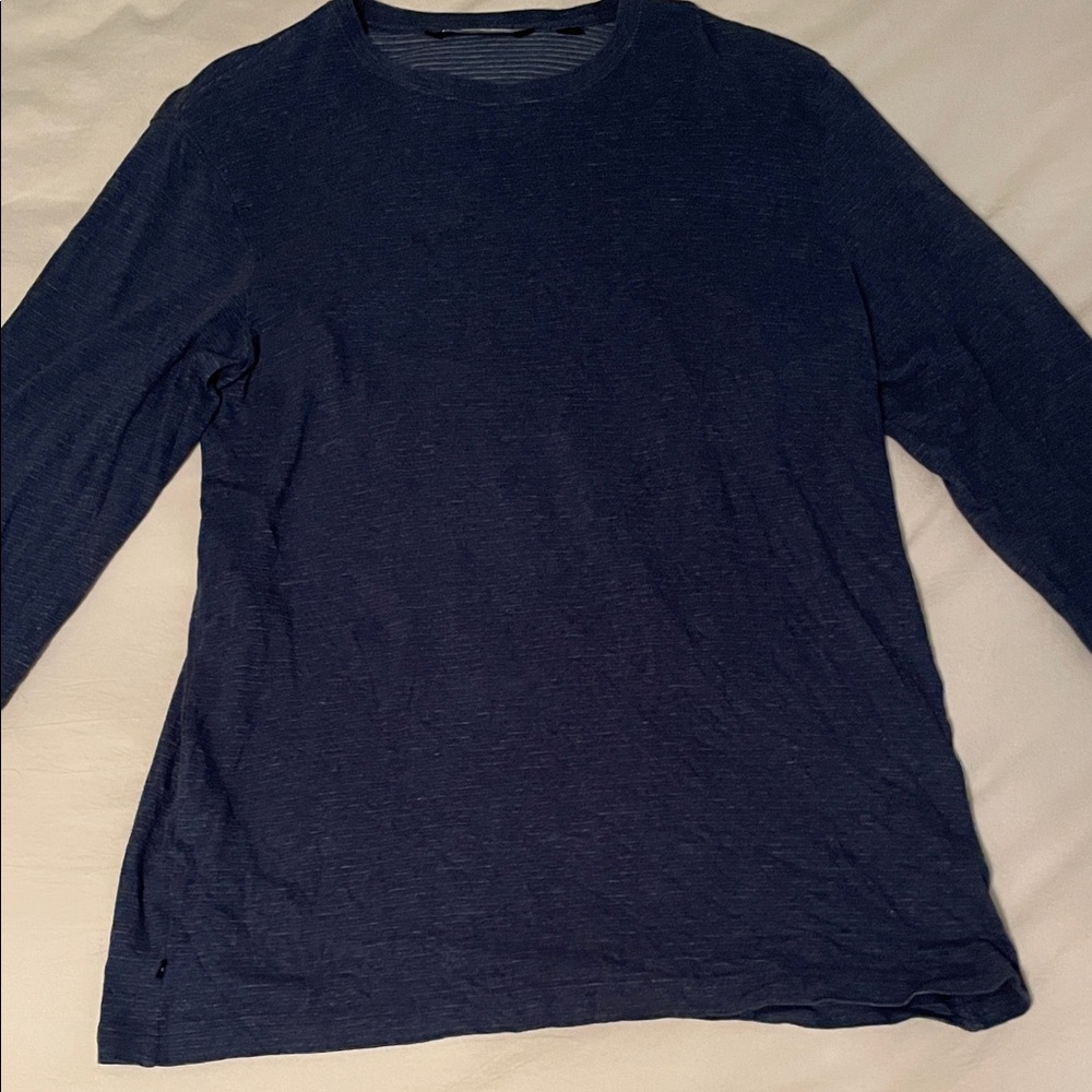 Travis Mathew Men's Blue Long Sleeve Shirt